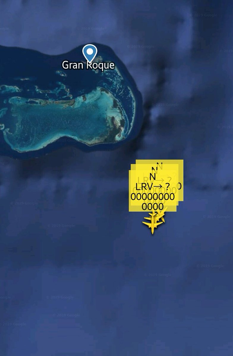 Así se veían a la distancia, 2 desaparecieron sólo quedó el ICAO A00000 ...