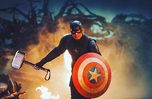 MrDroidmer's tweet photo. Siempre supimos que el #capitanamerica era más que digno para levantar el #mjolnir 😍
#steverogers se lució en la lucha final contra #thanos poniendo fin a #endgame 💙
.
.
#fanboy #marvel #comics #avengersendgame #avengers #infinitywar https://t.co/tFrKCu00fB https://t.co/ie9dtdYiKN