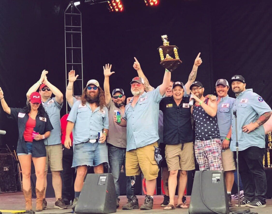 Great weekend with an even greater team! See you next year <a href="/memphisinmay/">Memphis in May</a> ! 🐖
<a href="/HolyCityHogs/">tank jackson</a>
<a href="/FarmHouseSoBro/">The Farm House</a> <a href="/blackrabbittn/">Black Rabbit TN</a> <a href="/pjuliantn/">Patrick Julian</a> <a href="/Handsome_BBQ/">Handsome Devil LLC</a> <a href="/honeyfirebbq/">HoneyFire BBQ</a> <a href="/lhilbert85/">Leighton Hilbert</a> <a href="/yeti/">Dustin Kimmel</a> <a href="/Sysco/">Sysco</a> <a href="/SyscoNashville/">Sysco Nashville, LLC</a>