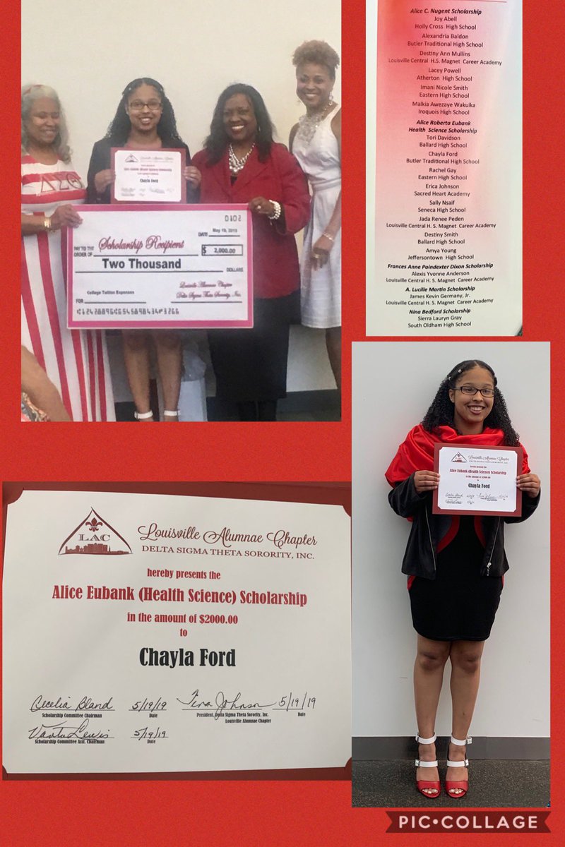 BButterflyinc's tweet photo. CONGRATULATIONS CHAYLA 👏🏾
My Babygirl received a  Alice Eubank Health Sciences Scholarship Award from the Louisville Alumnae Chapter of Delta Sigma Theta Sorority, Inc today ❤️
Thanks Delta Sigma Theta for recognizing her greatness
#ProudMomma
#ItTakesAVillage 
#Spelman2023 https://t.co/lfFpWSfvqq