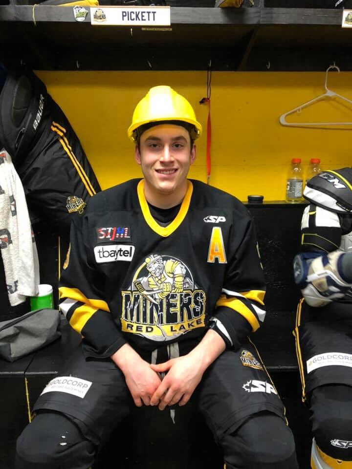 RedLakeMiners's tweet photo. Congrats  @stratpicks91 Stratton Pickett!! @cjhlhockey @HockeyCanada Nickerson Family Scholarship Award winner! #HIC 

https://t.co/mZ0PzxKd2V… https://t.co/JDPDJPyTTf