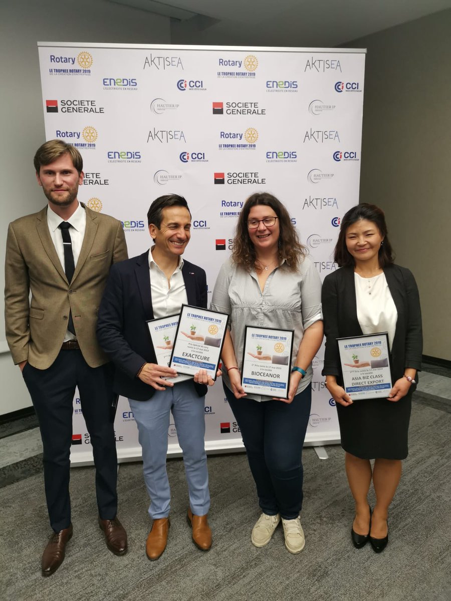 bioceanor's tweet photo. Nous sommes très fiers d'avoir remportés le premier prix du trophée #rotary06 avec notre station météo sous-marine dotée d'intelligence artificielle ! 

Merci au jury et aux membres !

@RotaryFR 
#innovation #water #ecoblue https://t.co/S161NG79oL