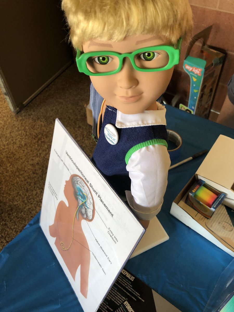 HAWALK_CLT's tweet photo. Great representation of Hydrocephalus, the #VPShunt system. ๐ง #CLTCommNet https://t.co/oDn9n7ISzg