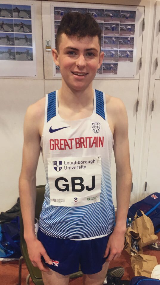 4yrs ago I met this young man at a XC race. He toured and joined SCC a few weeks later without me knowing. Within a year he was National XC champ, a year later National steeplechase champ and today I was proud to watch him run for Great Britain for the first time. #SCCAthletics