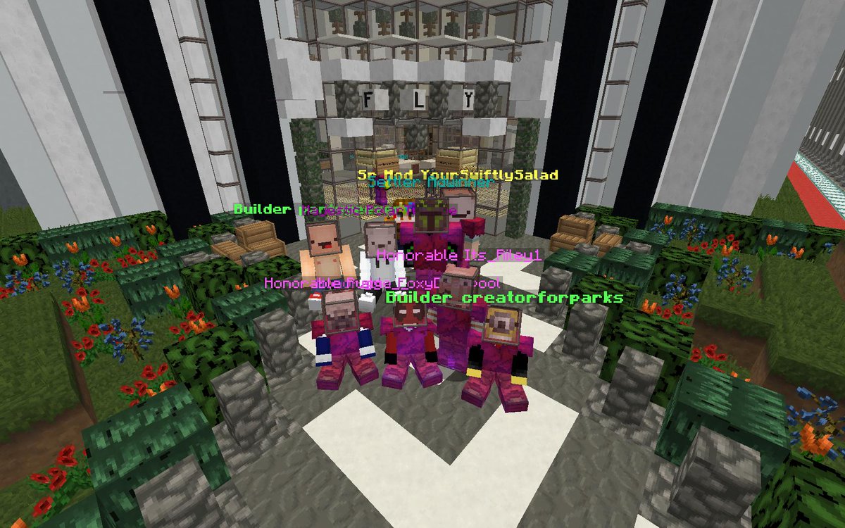 PalaceNetToday's tweet image. Congratulations to the winner of this months build off the Red Team! They created an incredible Air and Space Museum with some incredible works of art inside! Make sure to come check it out next time you're on the server at /warp buildoff on creative! -Salad