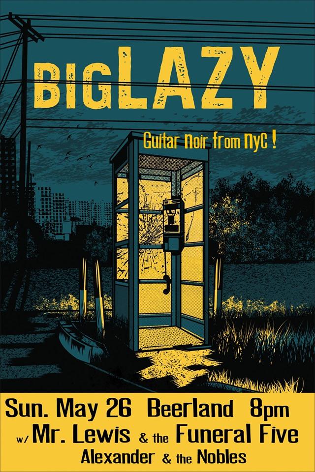 Next Sunday --> Big Lazy (NY), Mr. Lewis & the Funeral 5, Alexander & the Nobles - 8pm RSVP/Details: bit.ly/2EiafLa #beerland #beerlandtexas #biglazy #mrlewisandthefuneral5 #alexanderandthenobles #redriverculturaldistrict