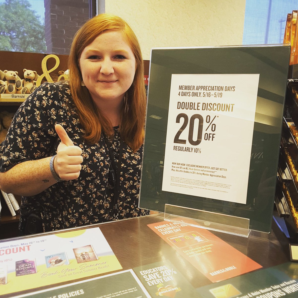 bnstaugustine's tweet photo. Today is the last day to get your 20% discount for being a member!! Hurry in to take advantage of this great deal while it lasts!!! #BNSTAUGUSTINE #DoubleDiscounts https://t.co/SaAhqxztlF