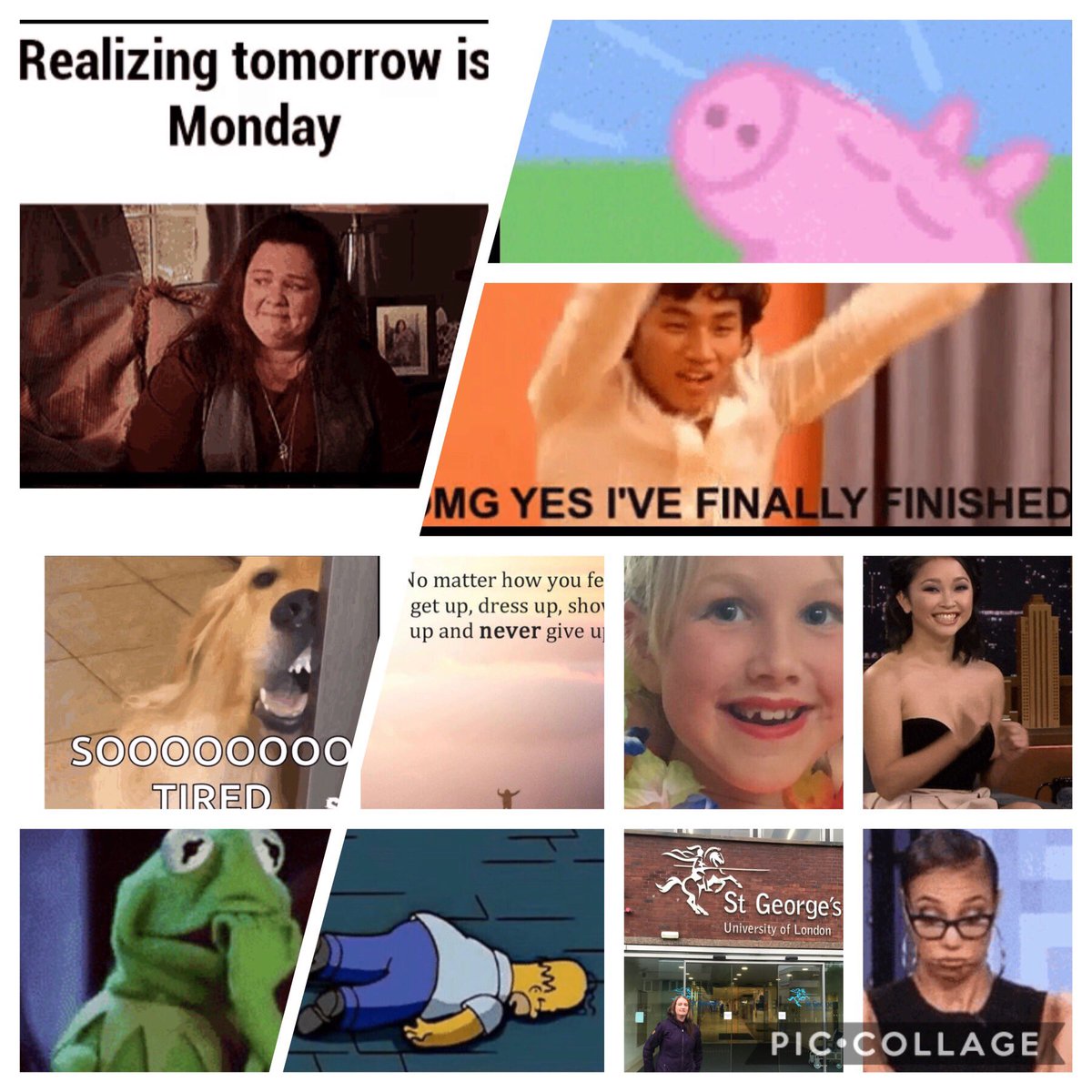 angiebrewell's tweet photo. Just a few of the emotions I’ve gone thru in this very hectic and busy weekend #examscomplete time to 💤 https://t.co/9QEA3HKr83