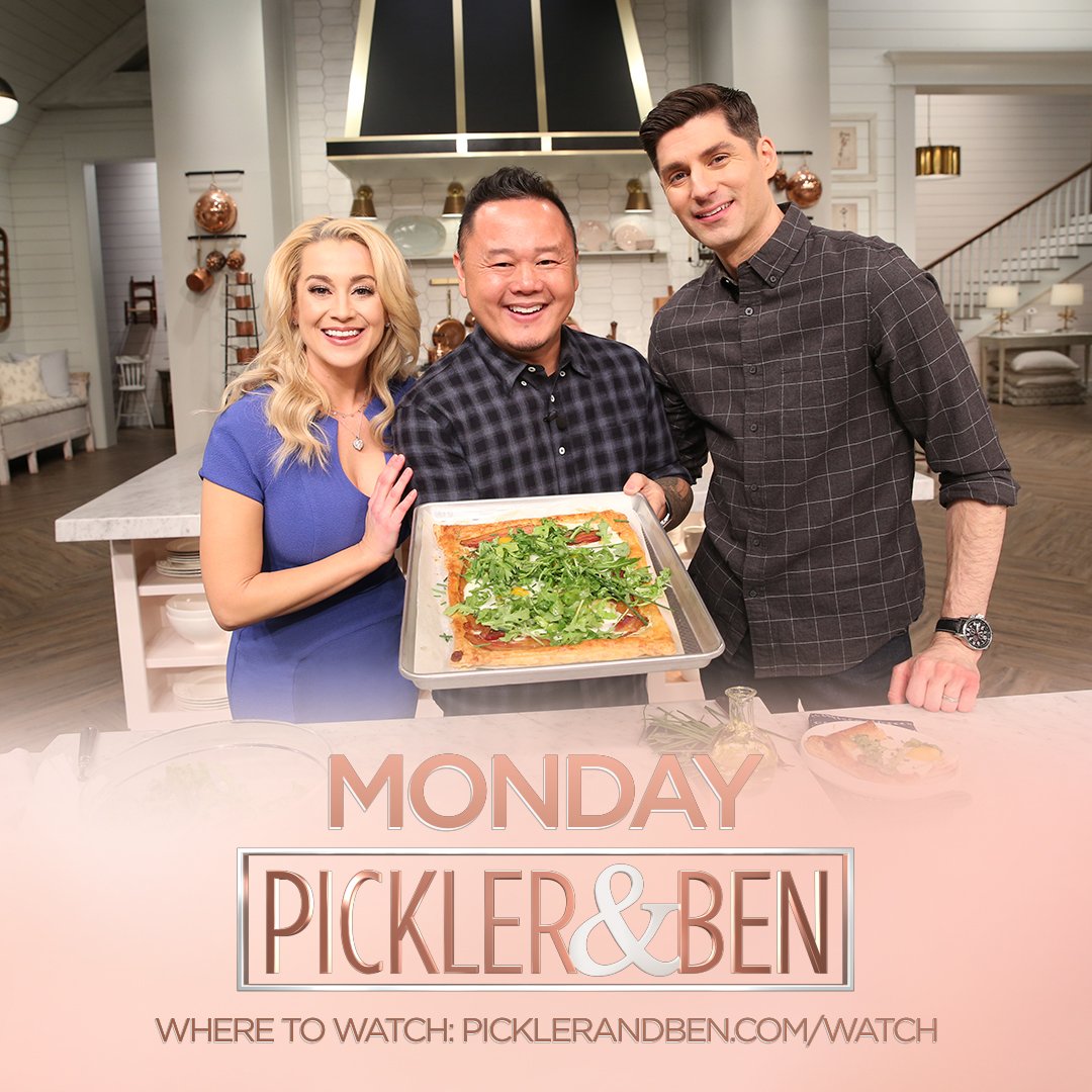 jettila's tweet photo. Had such a blast on @PicklerandBen! My episode airs tomorrow and we made @MrsJetTila's Breakfast Tart. Don't forget to tune in! Find on what channel/time it will air in your city here: https://t.co/L3LfmcsBXp https://t.co/OQmIPjpL9K