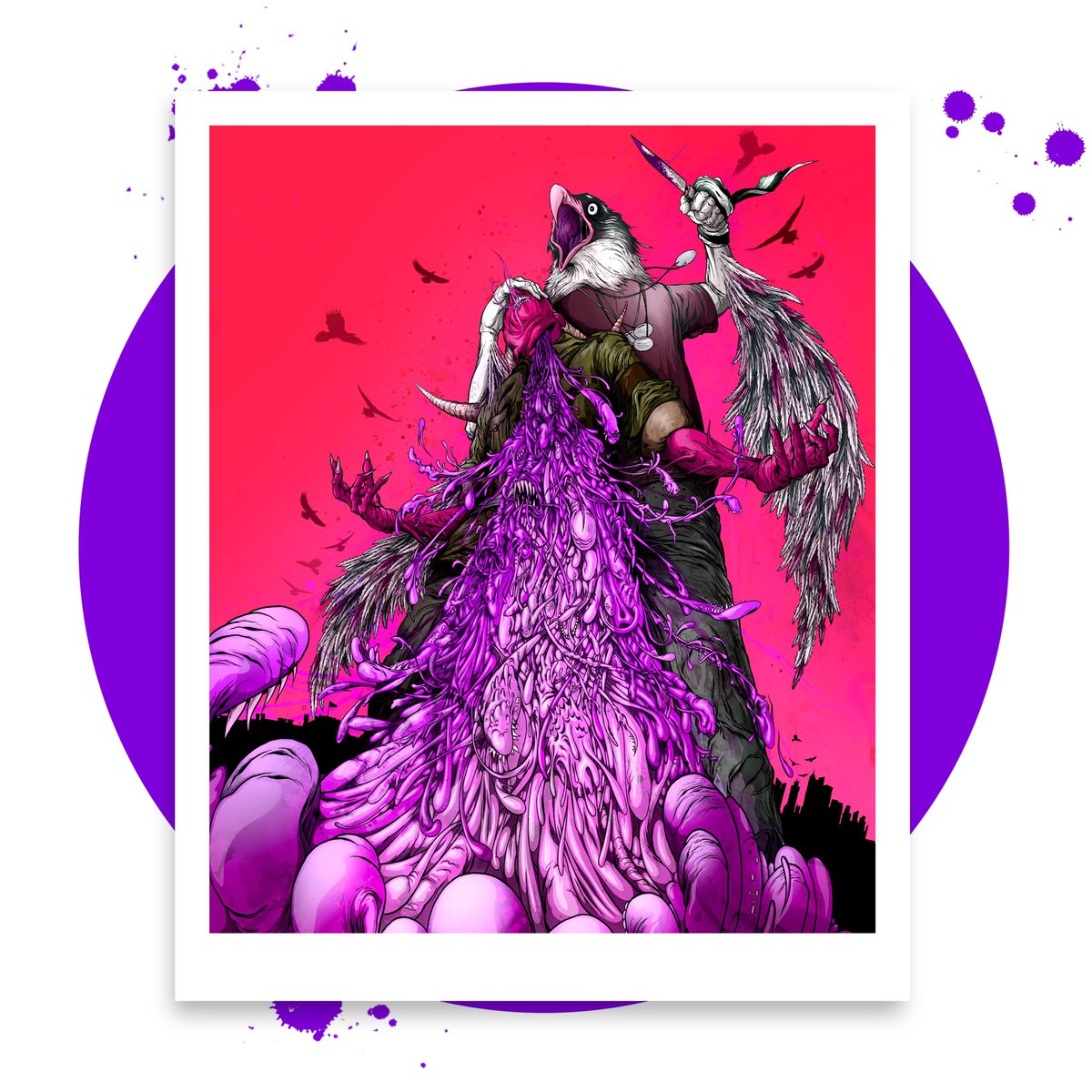 alexpardee's tweet photo. My final release announcement for TODAY at 3PM PST on https://t.co/y9aHiWspiP as part of #SofaCon. Been wanting to release this forEVERRRRR. Two versions. Both limited. See you at 3. https://t.co/4QLuqFb8XR
