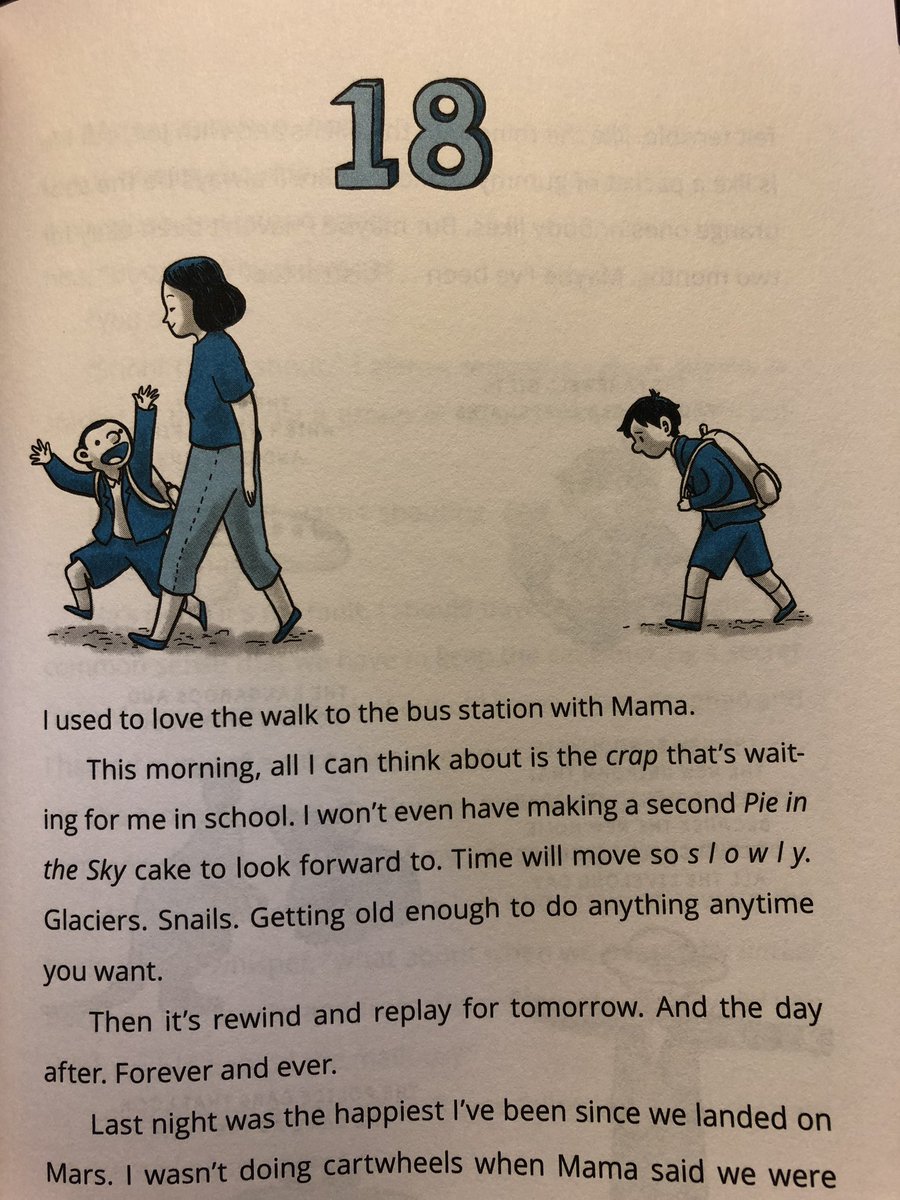 Jarrett_Lerner's tweet photo. Without spoiling any of the book’s power, I wanted to share some interior shots of @Remy_Lai’s PIE IN THE SKY, because what she does inside this book is so masterful. She uses words to do what pictures cannot, and uses illustrations to do what words cannot... (1/3) https://t.co/0pG6Cu4JOv