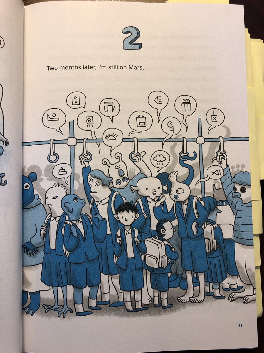 Jarrett_Lerner's tweet photo. Without spoiling any of the book’s power, I wanted to share some interior shots of @Remy_Lai’s PIE IN THE SKY, because what she does inside this book is so masterful. She uses words to do what pictures cannot, and uses illustrations to do what words cannot... (1/3) https://t.co/0pG6Cu4JOv