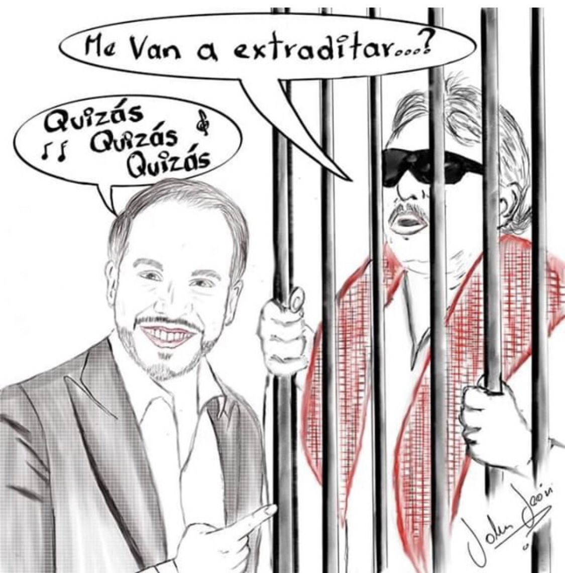 DELAESPRIELLAE's tweet image. ¡Buenísima esta caricatura! 😂😂😂(A.D.L.E) #QuizásQuizásQuizás