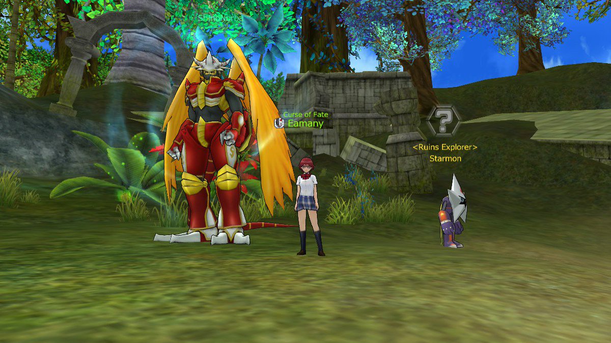 LudlowSigyn's tweet photo. Playing Digimon. 💻😜#DMO #DigimonMaster #Vritramon 🖤 https://t.co/3KSOL53cbh