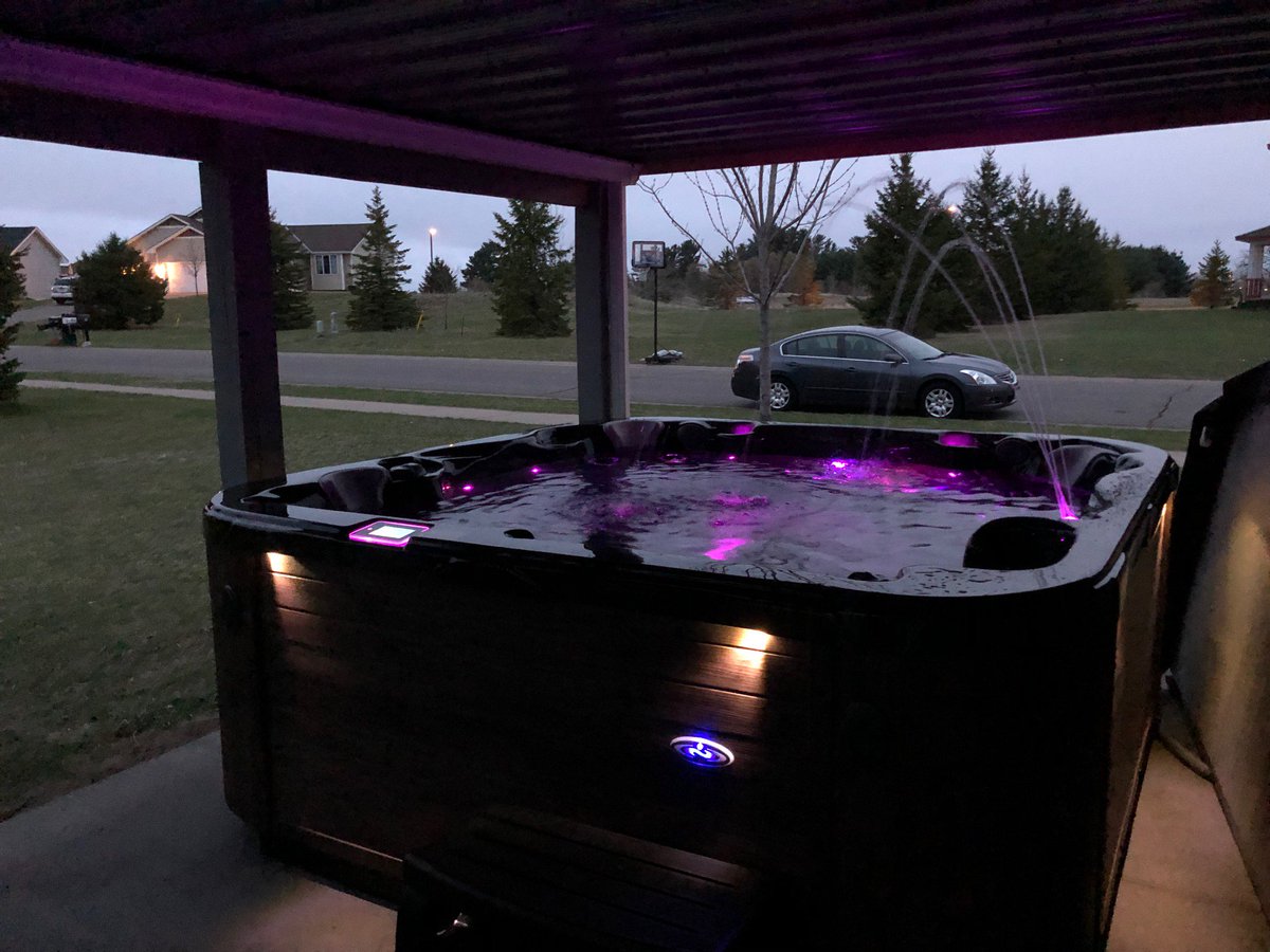 allPoolside's tweet photo. Congratulation to the McGlaughlin's  on their new Dimension One Spas Californian.  Thank You for choosing Poolside and welcome to the Poolside family. https://t.co/8rm5kxvIpU