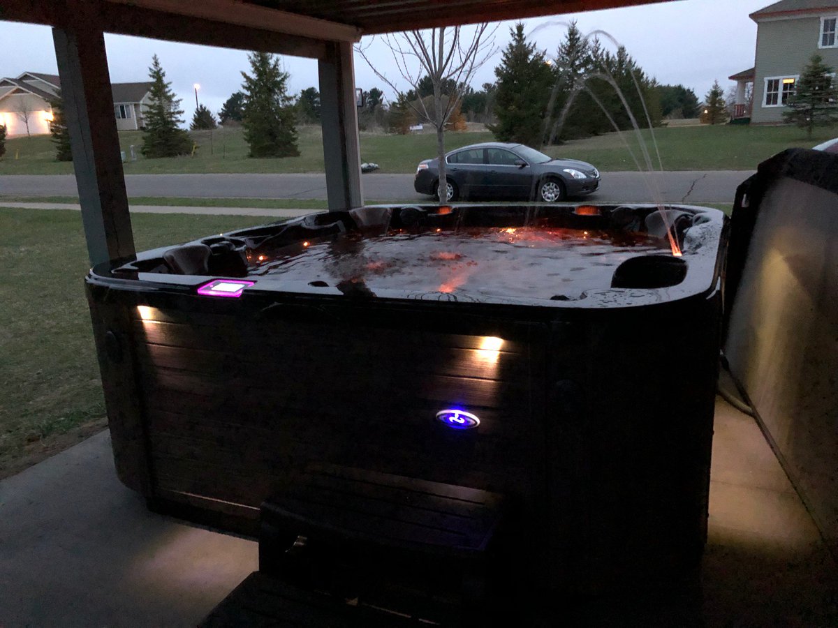allPoolside's tweet photo. Congratulation to the McGlaughlin's  on their new Dimension One Spas Californian.  Thank You for choosing Poolside and welcome to the Poolside family. https://t.co/8rm5kxvIpU