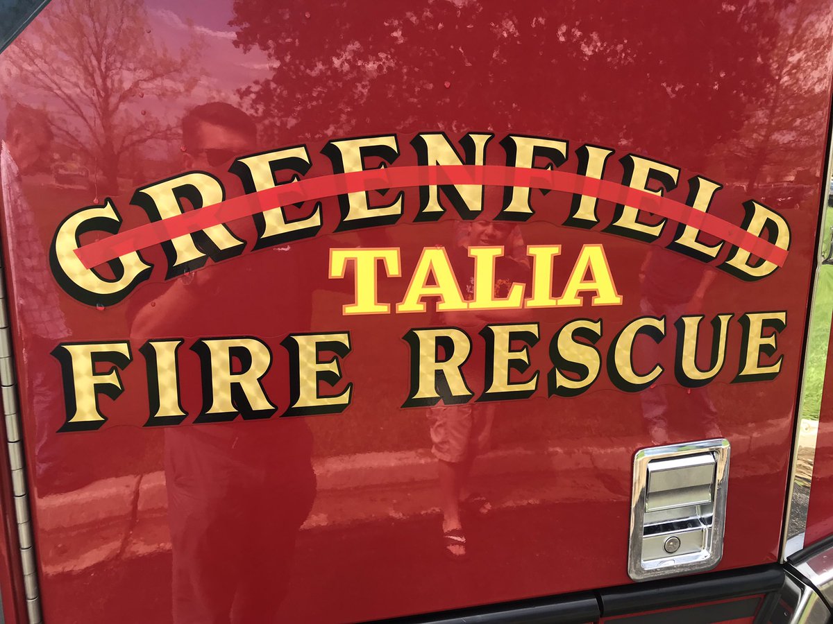 lanceallan's tweet photo. Great day @greenfieldfire for the #TaliaStrong event today. She was tired but hung in there like a champ! Great support from @TS_FD and toys for the kids at @childhealthwi ππΌππΌπͺπ½ https://t.co/1uo0jMgFHW