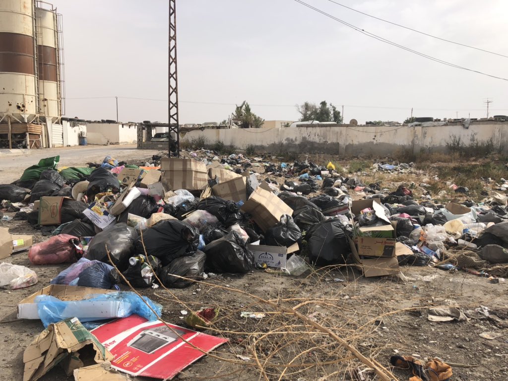 The UNSMIL, UNHCR &amp; IOM team visited the Benghazi Alhelleis IDP Camp that hosts 320 Tawergha families. The displaced put forth several demands to address their needs, stressing urgent ones for safe water supply, waste disposal, and access to cash for the public employees.