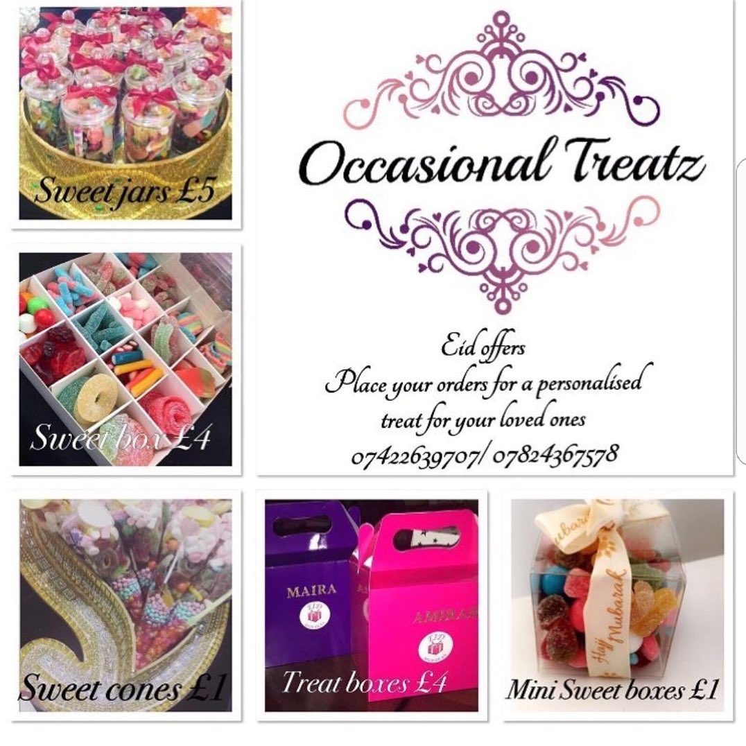 Contact us with your Eid orders. Don’t leave it too late... 😊👍
