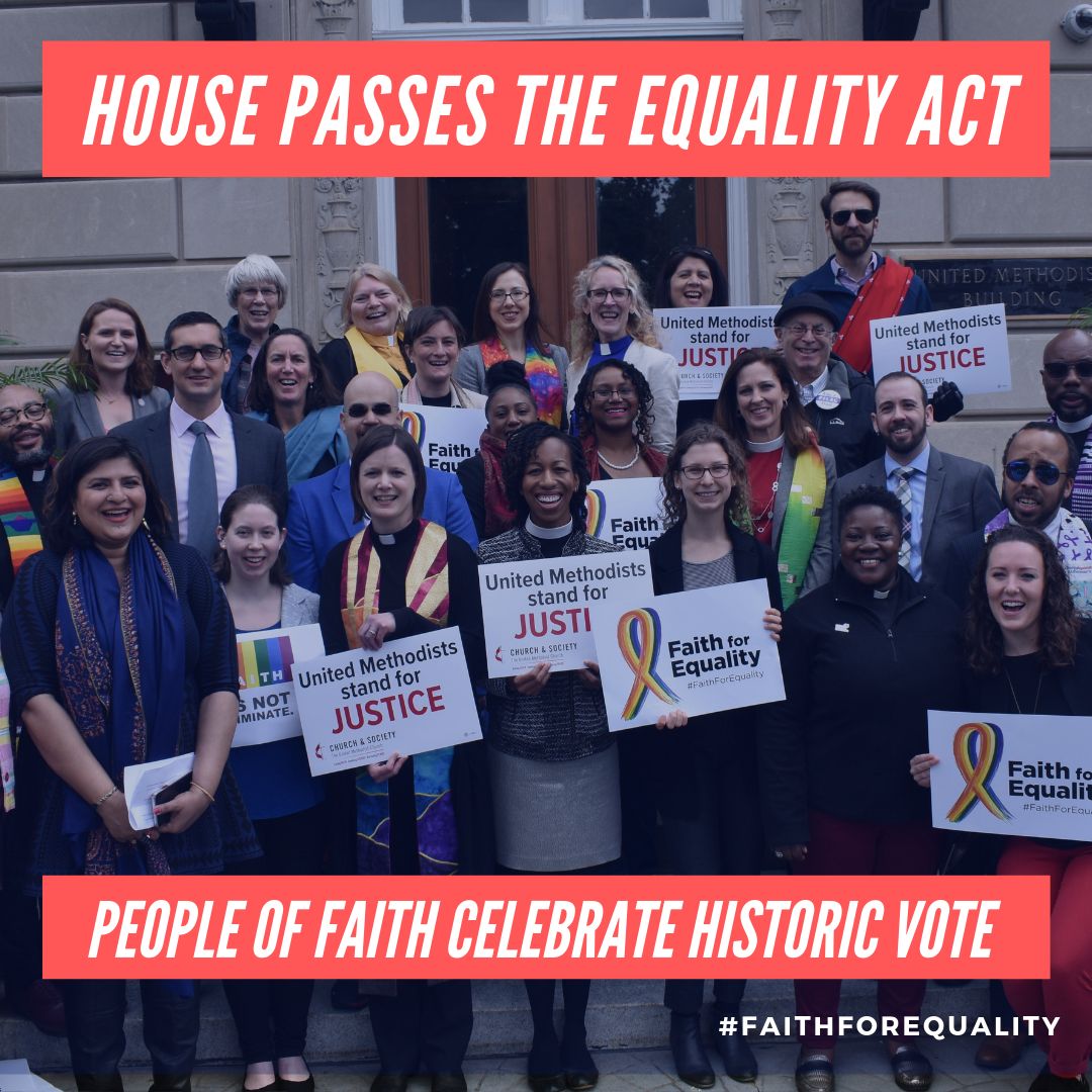 BREAKING: The House has passed the #EqualityAct. 

We are proud to have worked with over 5,000 people of faith and 70 religious groups who took action to make this day possible. Thank you for being a faithful voice for equality and justice #FaithForEquality

Next: The Senate 🙏