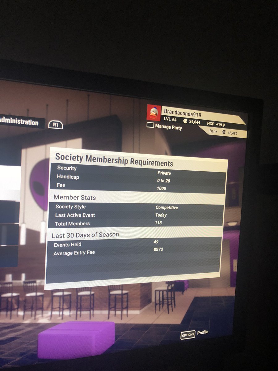 WheeSociety's tweet photo. What’s going on everyone, important post here.....We are currently sitting at 113 members, our current event is the PGA Championship which I expected to get at least 40-50 people considering it is a major, through 3 days we have only had 15 people play (very disappointing) https://t.co/hnUYCZZVyS