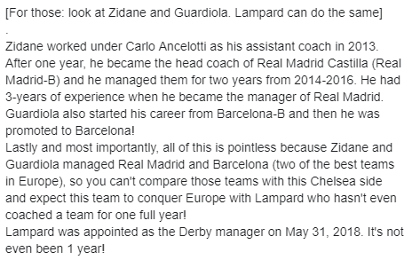 nomifooty's tweet photo. [For those: look at Zidane and Guardiola. Lampard can do the same]🤦‍♂️ https://t.co/bA0acMPKfi