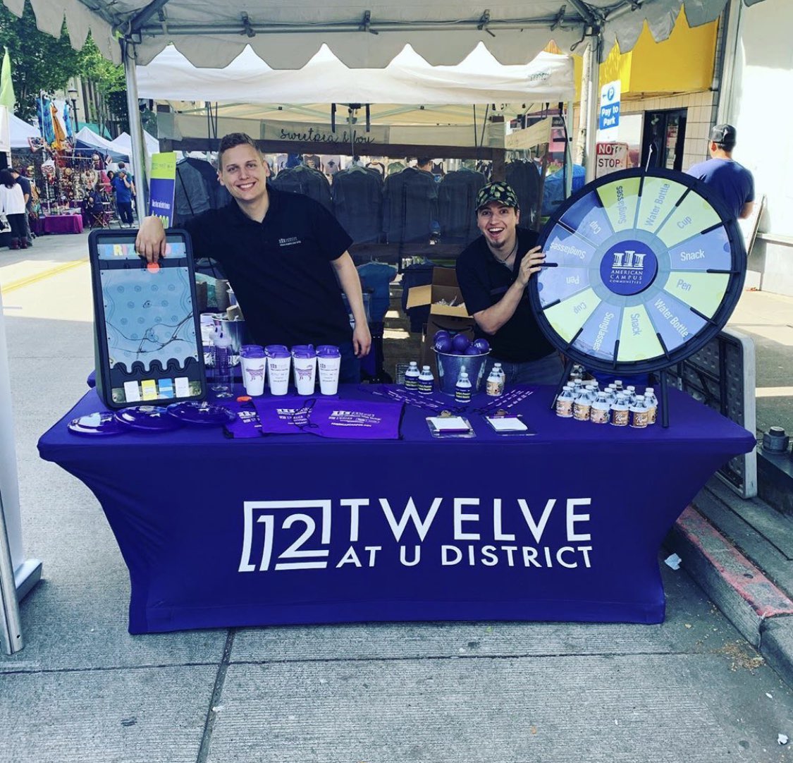 Looking for a place to live next year?! Check out the #TwelveUDistrict booth at the #UDStreetFair to find a place to plant your roots 🌱

📸: #TwelveUDistrict