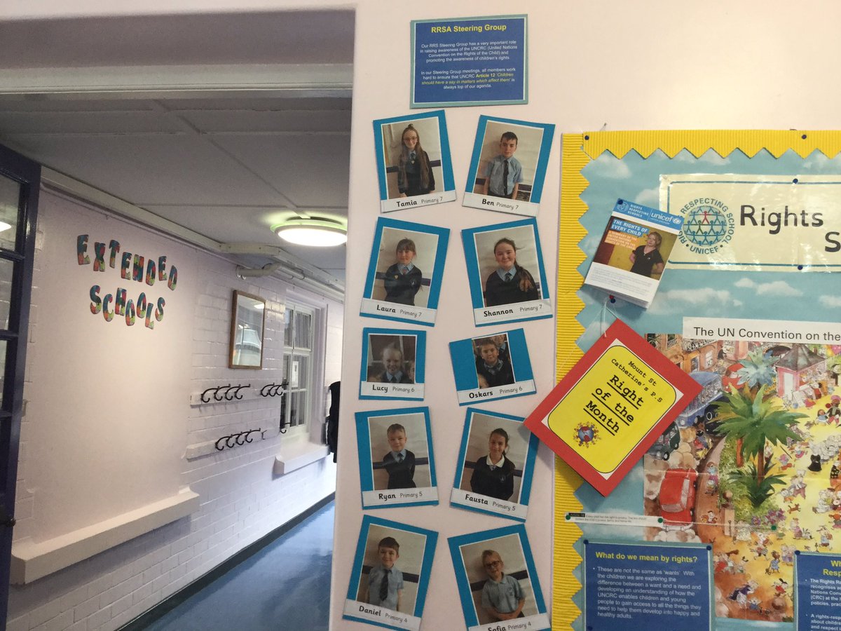 Great news!The school receives the Rights Respecting School Award.