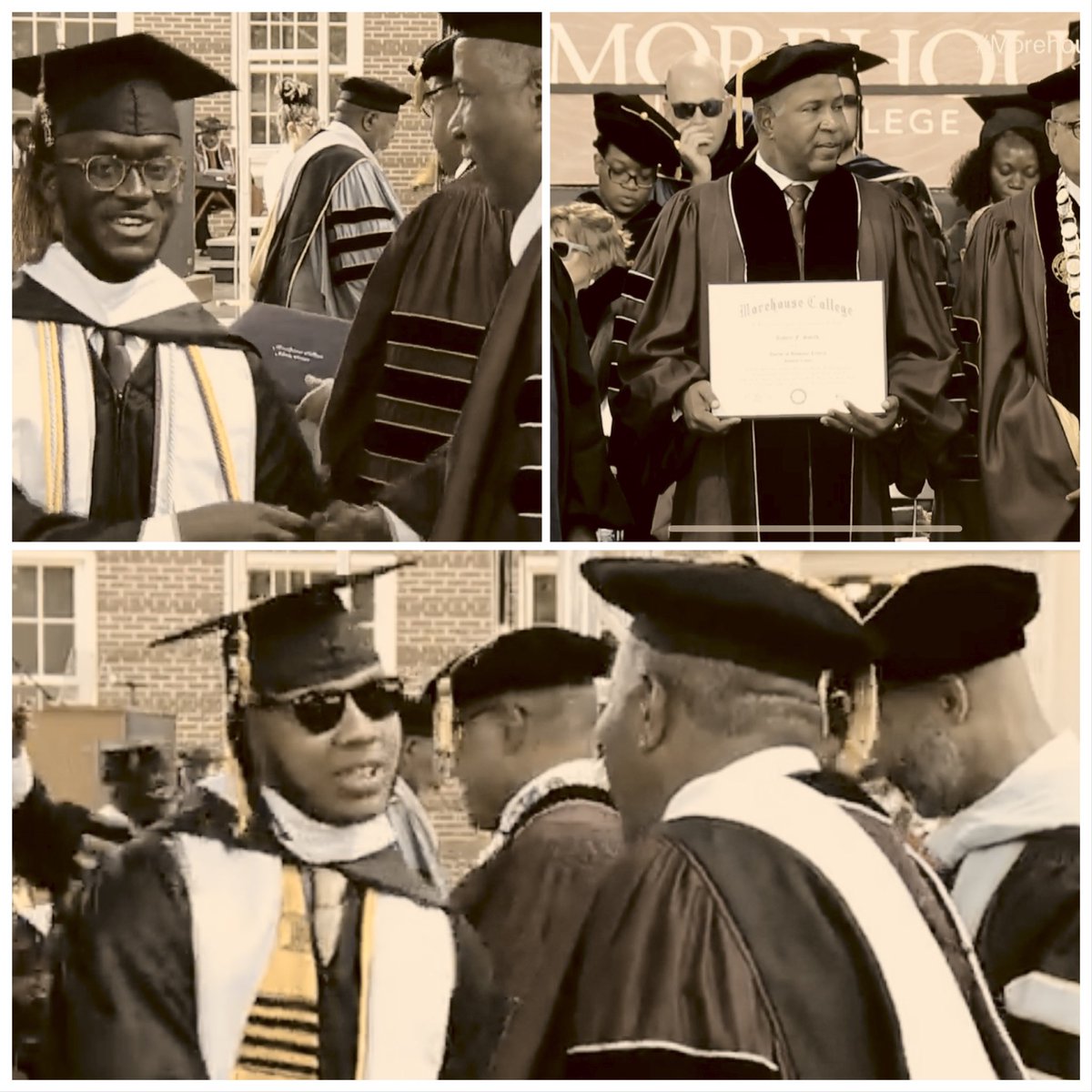 RFS_Vista's tweet image. You are Morehouse men. There is no room on this earth you can’t enter with your head held high. You will likely encounter people in your life, as I have, who want to make you feel like you don’t belong but when you respect your own body of work, that is all the respect you need.