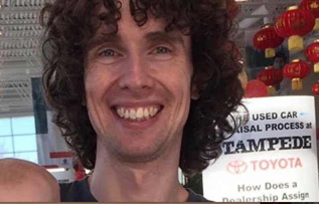 CalgaryPolice's tweet photo. We are seeking assistance to locate a man who was last seen on May 15, 2019, in the 8400 block of Elbow Drive SW.

Brian GRESL, 35, is 6'1" tall, 150 pounds with blue eyes &amp; long brown curly hair.

He was driving a 2002 Red VW Golf Alberta plate BTM1206 https://t.co/uScKvXQmVt https://t.co/hTYInm1eOA
