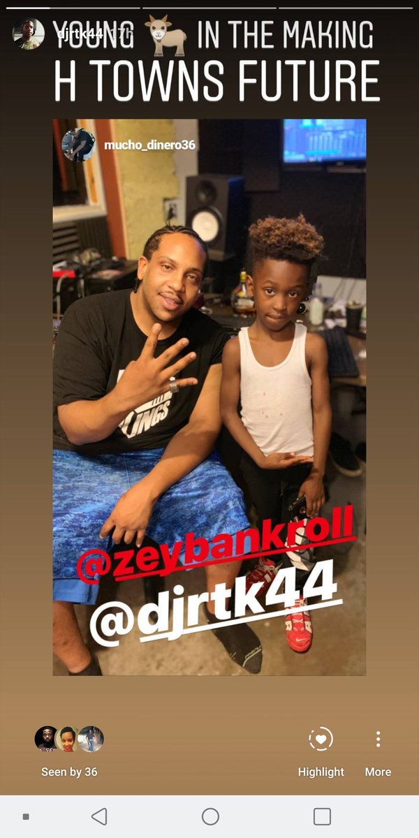 Kicked it with the lil homie yesterday.