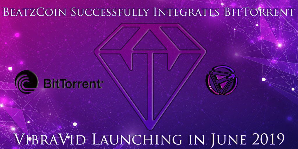 BeatzCoin's tweet photo. To celebrate the successful integration of BTT to our VibraVid platform, we are giving away 10,000 BTT !!

10 x 1000 BTT

✅ Like &amp; Retweet
✅ Follow @BeatzCoin 
✅ Tag 3 friends
✅ Drawn May 26th

Good Luck everyone 🎧

#VibraVid #BeatzCoin #BTT #Tron #TRX #Music #Launch https://t.co/dFFhiaWWD0