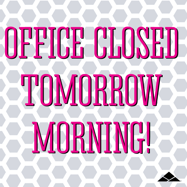 BryantPlace's tweet photo. ATTENTION BP FAM!!! Our office will be closed tomorrow morning from 10 AM to 1 PM for our Day of Service. We will reopen at 1:30 PM. We apologize for any inconvenience. #PeakCares #DayOfService #RushBP https://t.co/slSkv0HW2n