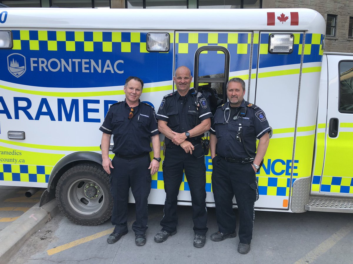 Meet Barry, Percy and Randy. Combined they have over 102 years of service to our communities. Frontenac Paramedics are fortunate to have these veteran Paramedics and others like them.