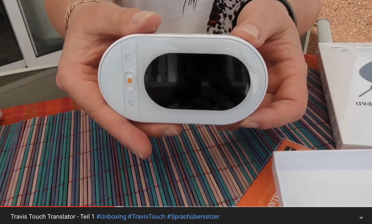 luftpanorama's tweet photo. Travis Touch Translator - Teil 1 #Unboxing #TravisTouch #Sprachübersetzer #reisegadgets #reise #translator #travistouch #smartübersetzer #Gadgets #musthave #geschenkideen #amazon #youtube #urlaub https://t.co/48NOUVAf2B https://t.co/4uED34hqt2 via @YouTube *werbung *affiliate https://t.co/I1pITyrb5u