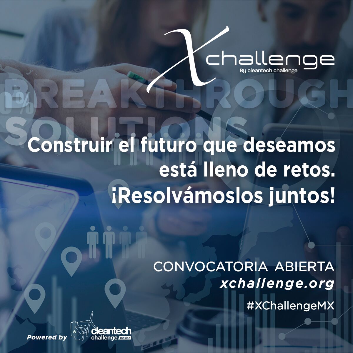 HEBAIdeas's tweet photo. Afrontar los retos de mañana requiere tomar acción ahora. Contribuye con tu conocimiento y experiencia para el fortalecimiento de la innovación disruptiva en @CleantechMX Regístrate en https://t.co/7dzkmYCGHP antes del 27 de mayo. ¡Súmate a #XChallengeMX! https://t.co/2Bl4Jox7MW