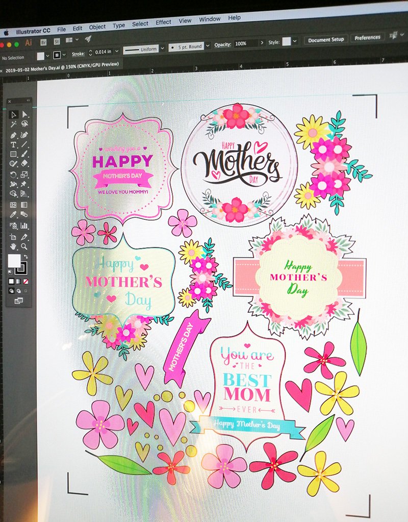 Graphtec's tweet image. Celebrate Mother&apos;s Day with customized gift bags for mom with Graphtec &amp;gt;&amp;gt; speedy cut with Graphtec Products: graphtecamerica.com/cutting-plotte…