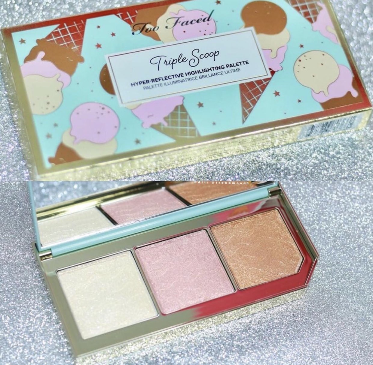 too faced ice cream highlighter