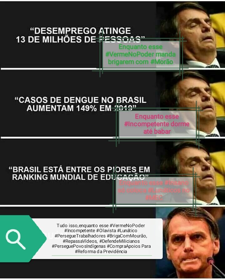 marly_cuesta's tweet photo. @giltonvenancio ##FamigliaBolsonaroCorrupta #VermesNoPoder #Incompetentes #EuAvisei #Lunáticos #InsanosNoPoder
@luciano_hang
#pagaoquedevelucianohang
#QuemMandouMatarMarielle
#LulaLivreJá #LulaNobelDaPaz https://t.co/x2sGzKW3Oi