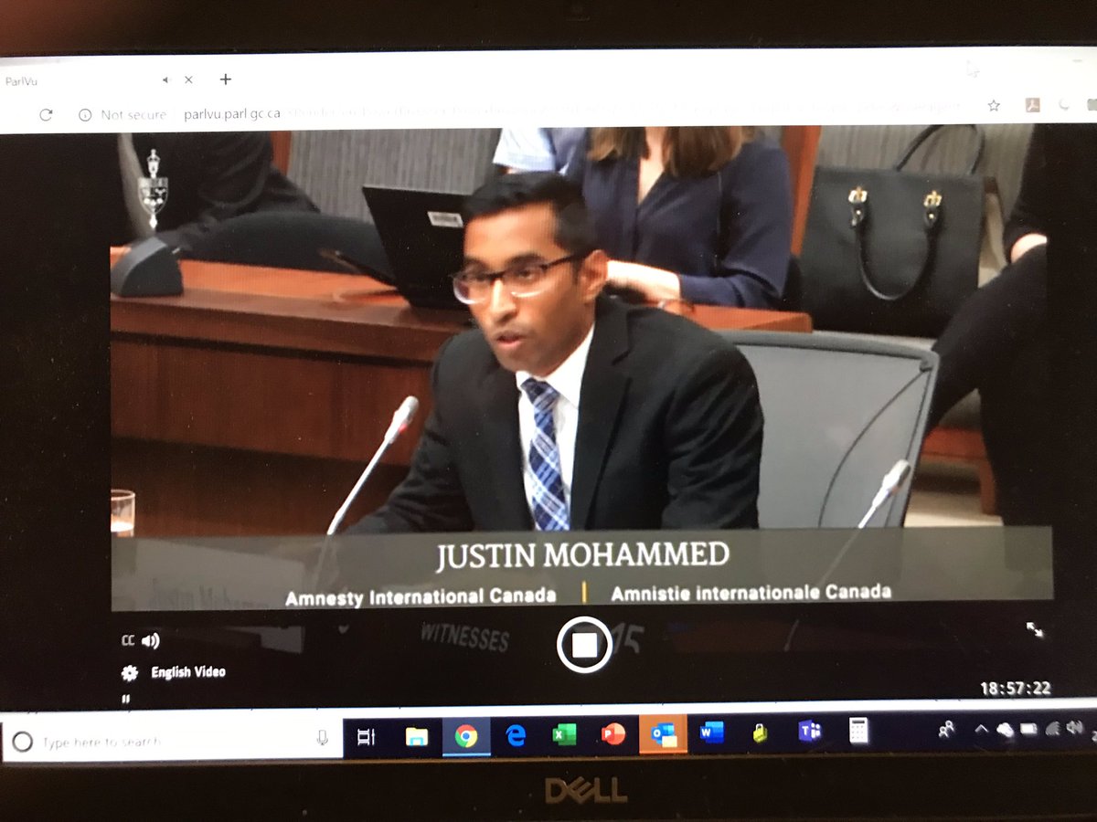 AlexNeve24's tweet photo. At #CIMM now @AmnestyNow colleagues @justinjmohammed @rubayikam join @CARLadvocates’ @LobatLB to make powerful case against #C97’s refugee rights rollback. https://t.co/YshOMMOXTt