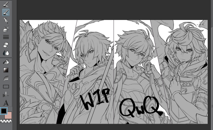 [wip] gbf clothing rly makes me want to vomit blood
nice to see but not nice to draw orz 