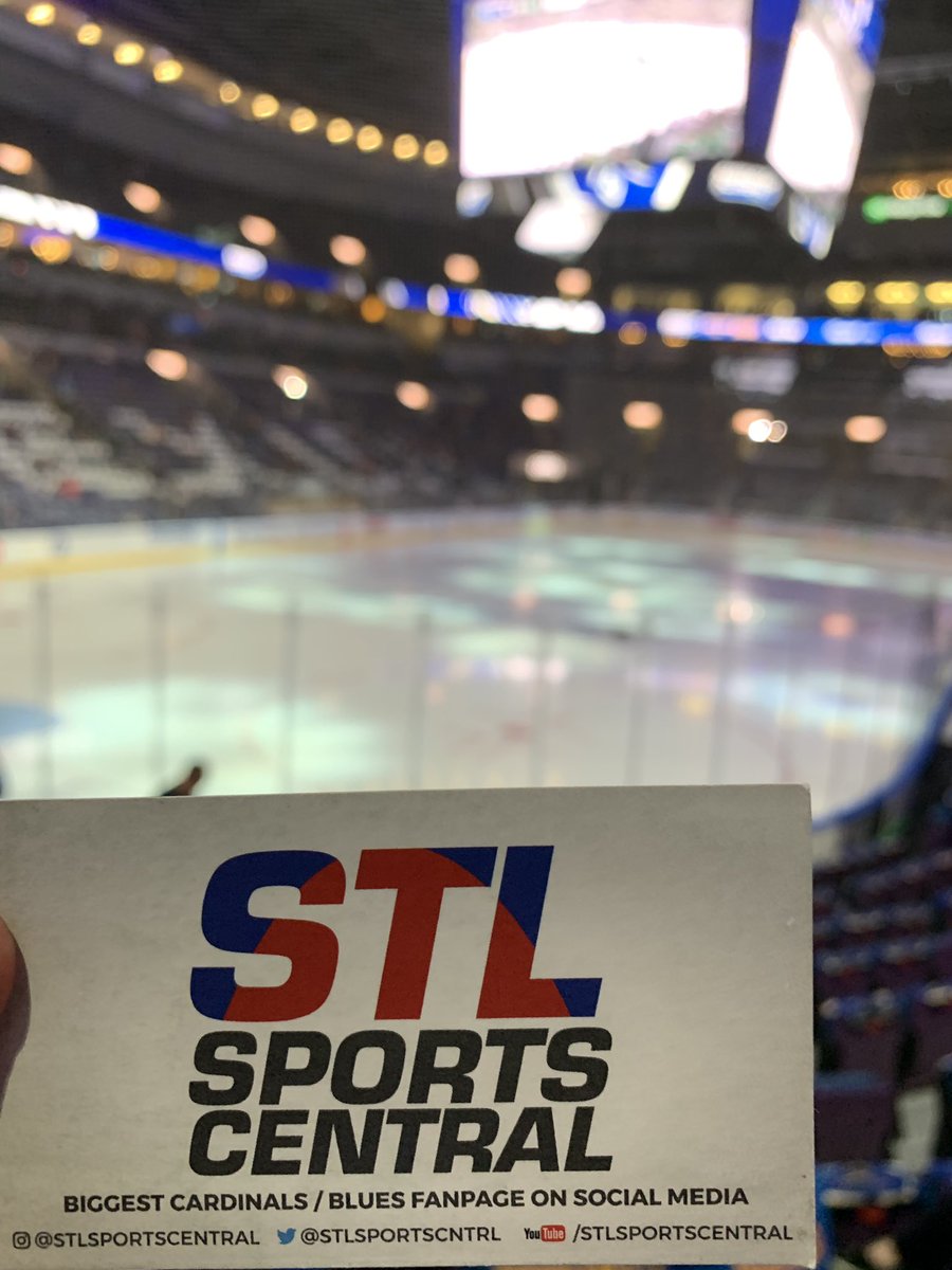 Shoutout to @CaptainTicket for the seats! Check them out for fee free tickets. LGB! #STLBlues