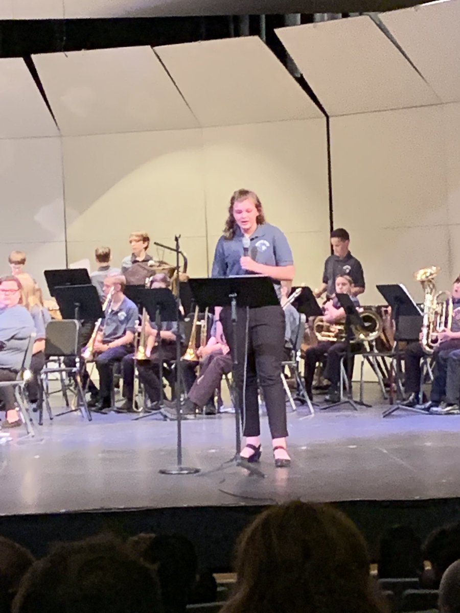 MsHillMMS's tweet photo. Love hearing my students perform at the spring concert!!! It’s music to my ears!!!🤩 https://t.co/LT4u9ydOfH