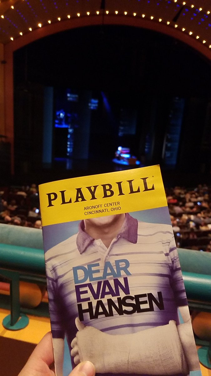 The_TacoManiac's tweet photo. Date night at the #Aronoff #DearEvanHansen https://t.co/FJ6fc5Mm6p