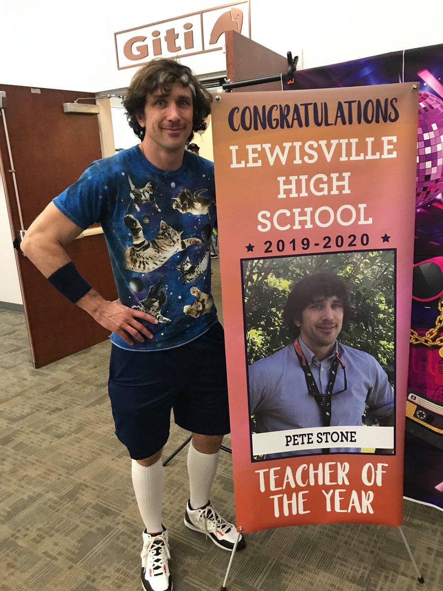 Lewisville High School (@lewisville_hs) on Twitter photo 📚🦁📚We are elated to share that our own, Mr. Peter Stone, has been selected as the 2019-20 District Teacher of the Year for <a href="/Chester_Schools/">Chester Co. Schools</a>! We are very proud of Mr. Stone and know that he will do an amazing job as he represents LHS & CCSD! Congrats, Mr. Stone! #GoLHSLions 📚🦁📚We are elated to share that our own, Mr. Peter Stone, has been selected as the 2019-20 District Teacher of the Year for <a href="/Chester_Schools/">Chester Co. Schools</a>! We are very proud of Mr. Stone and know that he will do an amazing job as he represents LHS & CCSD! Congrats, Mr. Stone! #GoLHSLions