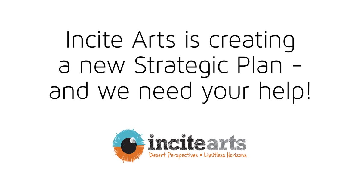 Incite Arts is creating a new Strategic Plan - and we need your help! Please fill out this short online survey by the end of May 2019. forms.gle/kbErc8wFzBJQrA…