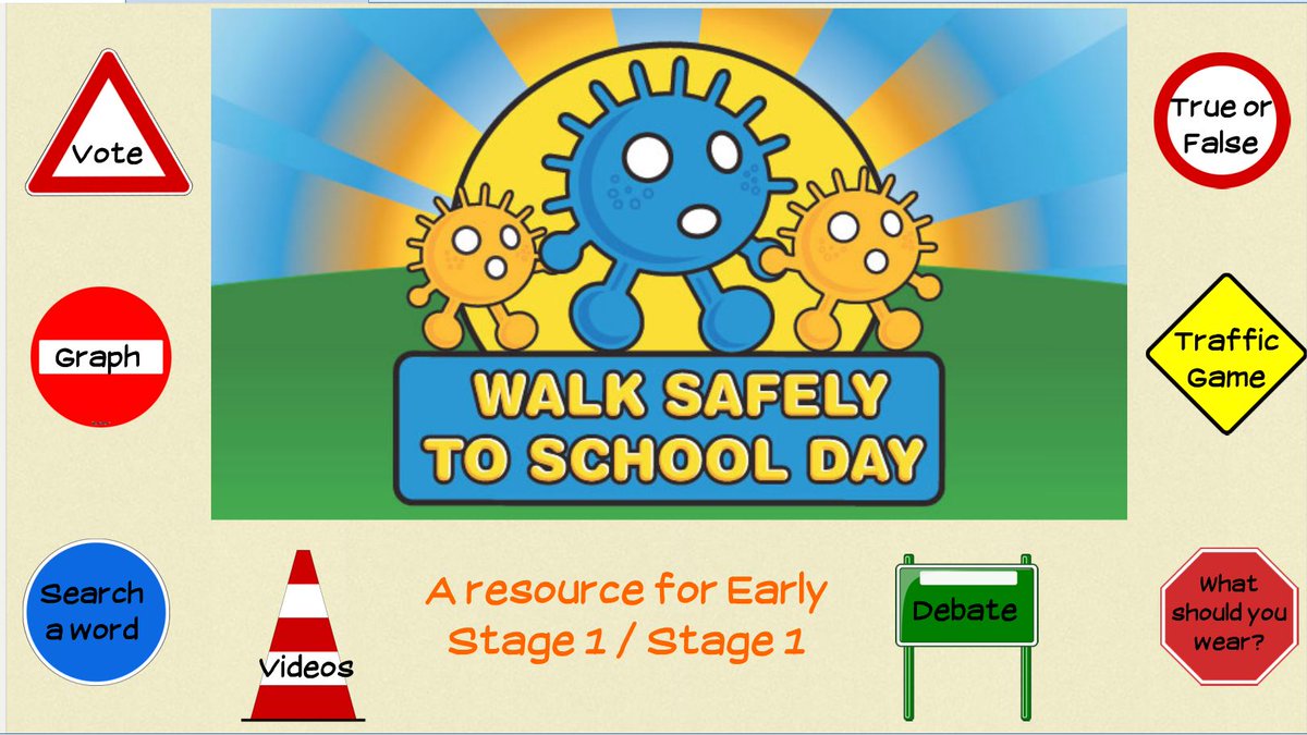 elbeducation's tweet photo. Did you know that Walk Safety to School day is just around the corner? - Friday 17th May, 2019.

Here is an Early Stage 1 / Stage 1 unit that you might like to use on or in preparation for the day. https://t.co/Dgl4PPnYJ7