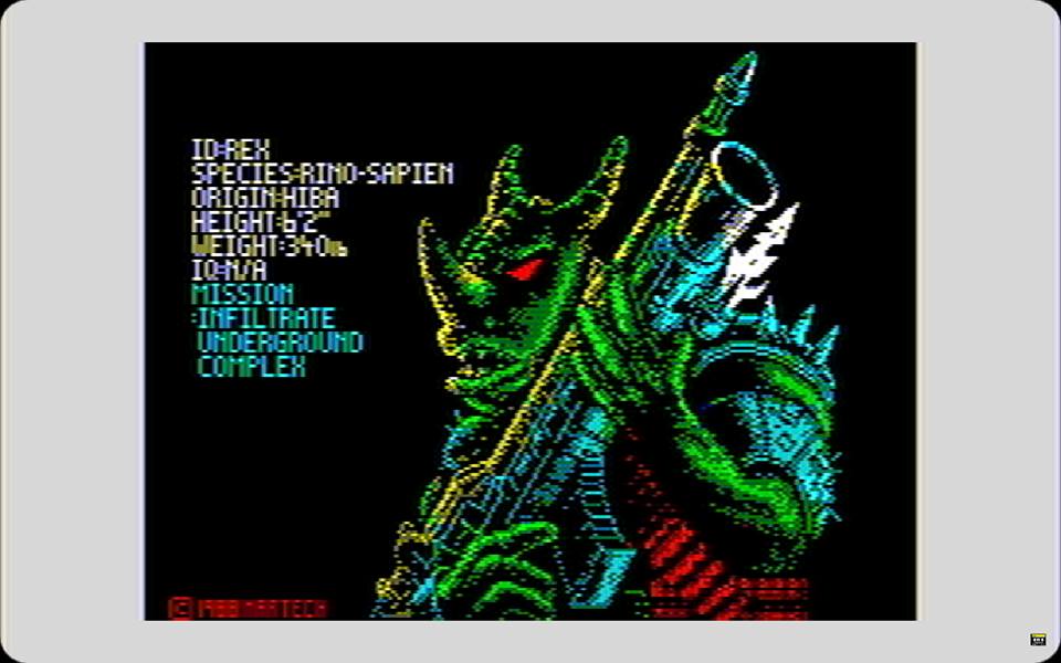 ZeTomes's tweet photo. Using #Spectaculator this is how I used to visualize #ZXSpecrum games on my good'ol 10x10cm B&amp;W TV screen back in the 80s. Original cover art by Steinar Lund, LS by Dave Dew. BTW how's #REXNext? 😎 https://t.co/EzHTFuFJO7 #ZXSpectrumNext #retrogames #loadingscreens https://t.co/o5VhOgitRO