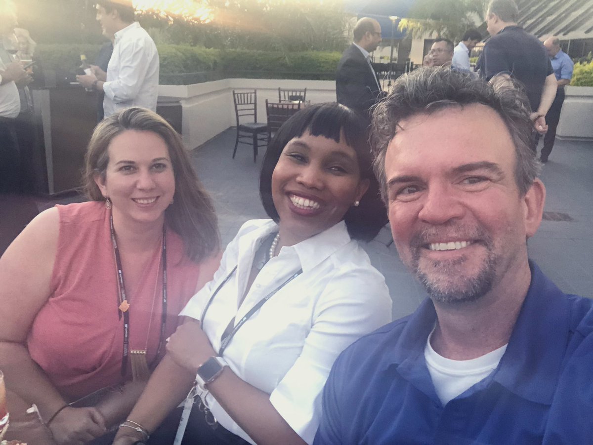 Hanging on a rooftop with <a href="/lwdunham1221/">Lauren Dunham</a> and @micoyuk #SapphireNow #sapphirenow2019