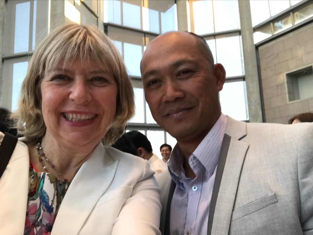 tm_kavanagh's tweet photo. With #bayward resident David Ker at a celebration of #AsianHeritageMonth at #nationalartgallery   Many cultures here tonight.  #ottawa https://t.co/Bdvkgk03Df
